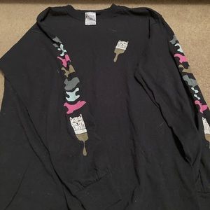 Bob Ross Long Sleeve RIPNDIP tee